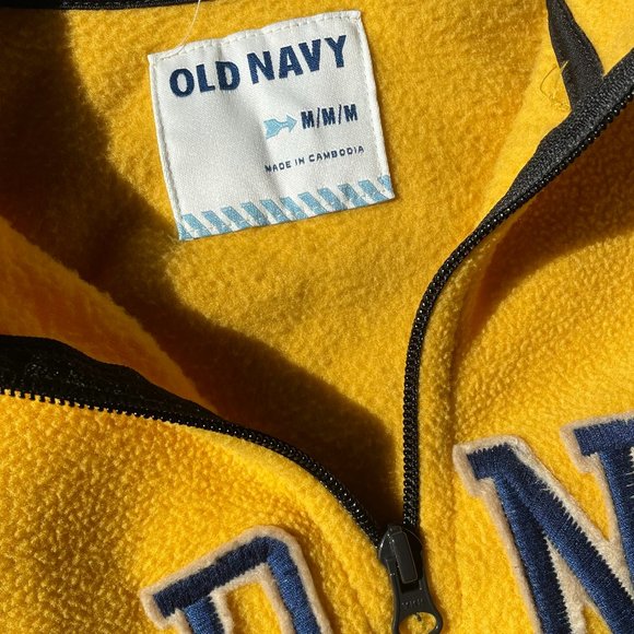 Old Navy, Medium, Yellow, Long Sleeve, Fleece - Picture 4 of 6